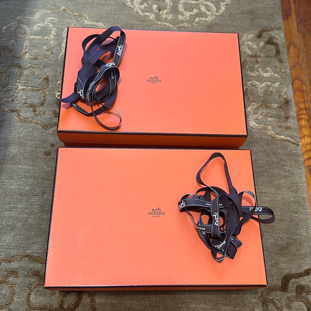 AUTHENTIC HERMES SHOE EMPTY BOX